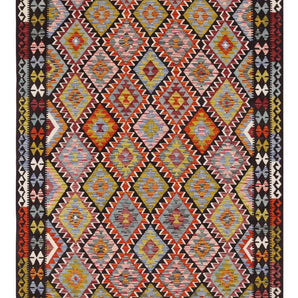 Handvävd Matta Kelim-Chobi Oriental 245 x 172 cm Nr. 65641 - Orientmattor