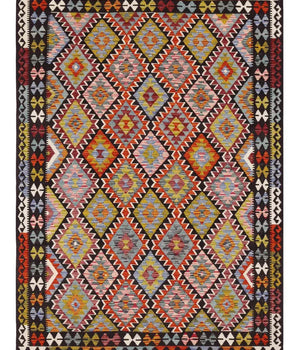 Handvävd Matta Kelim-Chobi Oriental 245 x 172 cm Nr. 65641 - Orientmattor