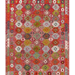 Handvävd Matta Kelim-Chobi Oriental 245 x 182 cm Nr. 65651 - Orientmattor