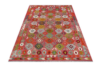 Handvävd Matta Kelim-Chobi Oriental 245 x 182 cm Nr. 65651 - Orientmattor