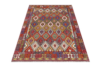 Handvävd Matta Kelim-Chobi Oriental 247 x 185 cm Nr. 65650 - Orientmattor