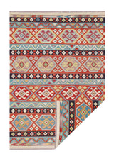 Handwoven Kelim-Chobi Oriental rug from Orientmattor, 249 x 173 cm, featuring intricate traditional patterns and rich colors.