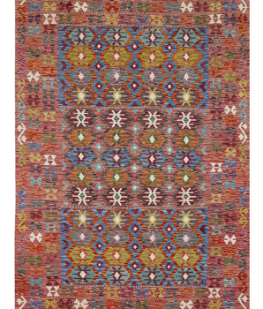 Handvävd Matta Kelim-Chobi Oriental 250 x 173 cm Nr. 65654 - Orientmattor