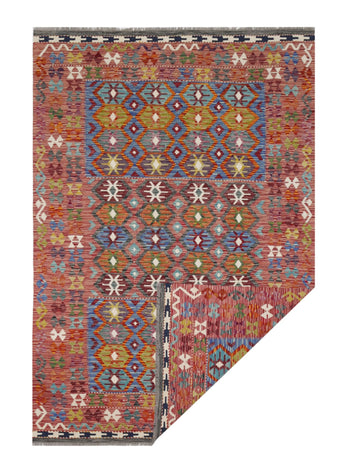 Handvävd Matta Kelim-Chobi Oriental 250 x 173 cm Nr. 65654 - Orientmattor