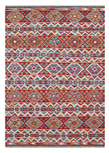 Handwoven Kelim-Chobi Oriental rug by Orientmattor, 250 x 175 cm, featuring intricate traditional patterns.