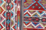 Handwoven Kelim-Chobi Oriental rug by Orientmattor, 250x175 cm, featuring intricate traditional patterns and rich colors.