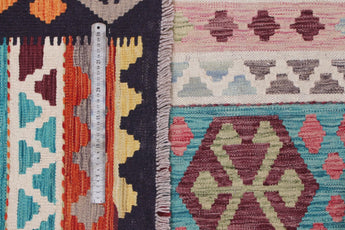 Handwoven Kelim-Chobi Oriental rug by Orientmattor, 252 x 169 cm, with intricate traditional patterns and rich colors.