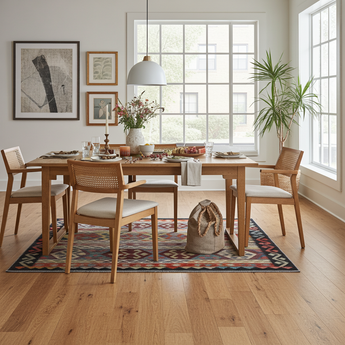 Handwoven Kelim-Chobi Oriental rug by Orientmattor, 252x169 cm, detailed geometric patterns on a traditional woven mat.
