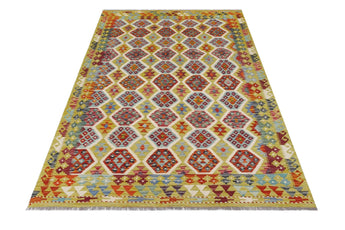 Handvävd Matta Kelim-Chobi Oriental 255 x 173 cm Nr. 65661 - Orientmattor