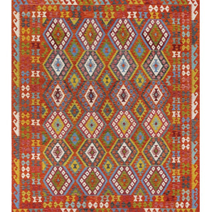 Handvävd Matta Kelim-Chobi Oriental 290 x 250 cm Nr. 65612 - Orientmattor
