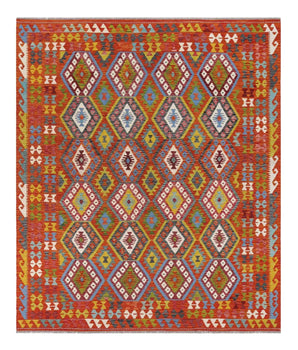 Handvävd Matta Kelim-Chobi Oriental 290 x 250 cm Nr. 65612 - Orientmattor