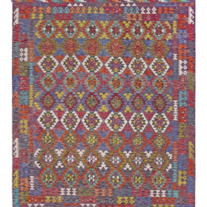 Handvävd Matta Kelim-Chobi Oriental 295 x 250 cm Nr. 65629 - Orientmattor