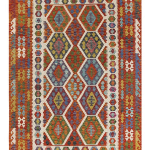 Handvävd Matta Kelim-Chobi Oriental 296 x 204 cm Nr. 65622 - Orientmattor