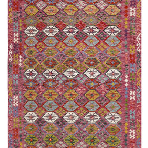 Handvävd Matta Kelim-Chobi Oriental 296 x 208 cm Nr. 65628 - Orientmattor