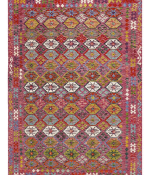 Handvävd Matta Kelim-Chobi Oriental 296 x 208 cm Nr. 65628 - Orientmattor