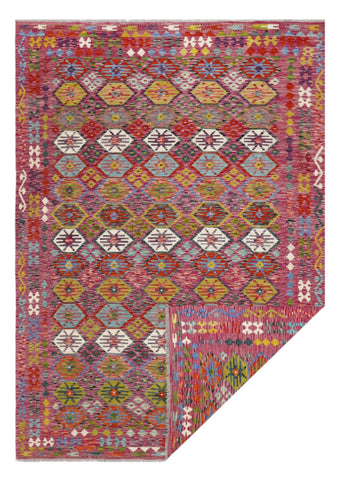 Handvävd Matta Kelim-Chobi Oriental 296 x 208 cm Nr. 65628 - Orientmattor