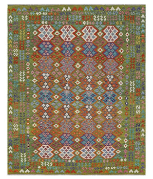 Handvävd Matta Kelim-Chobi Oriental 296 x 247 cm Nr. 65630 - Orientmattor