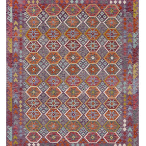 Handvävd Matta Kelim-Chobi Oriental 302 x 245 cm Nr. 65620 - Orientmattor