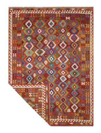 Handvävd Matta Kelim-Chobi Oriental 346 x 248 cm Nr. 65614 - Orientmattor