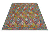 Handvävd Matta Kelim-Chobi Oriental 400 x 305 cm Nr. 65715 - Orientmattor