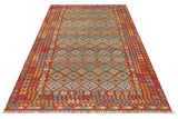 Handwoven Kelim-Chobi Oriental rug by Orientmattor, 485 x 295 cm, featuring intricate traditional patterns and rich colors.
