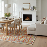Handwoven Kelim-Chobi Oriental rug by Orientmattor, 485 x 412 cm, featuring intricate traditional patterns and rich colors.