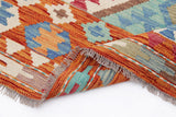 Handwoven Kelim Chobi Oriental rug from Orientmattor, 489 x 301 cm, featuring intricate traditional patterns and vibrant colors.