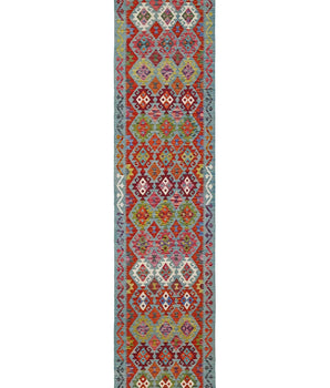 Handvävd Matta Kelim-Chobi Oriental 495 x 84 cm Nr. 65717 - Orientmattor