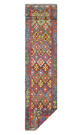 Handvävd Matta Kelim-Chobi Oriental 497 x 83 cm Nr. 65708 - Orientmattor