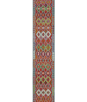 Handvävd Matta Kelim-Chobi Oriental 500 x 84 cm Nr. 65707 - Orientmattor
