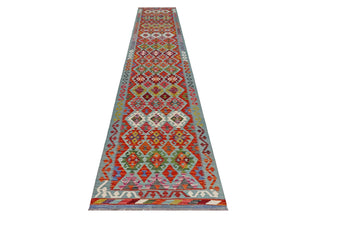 Handvävd Matta Kelim-Chobi Oriental 500 x 84 cm Nr. 65707 - Orientmattor