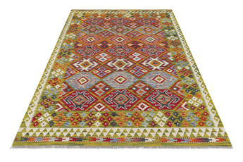 Handvävd Matta Kilim Chobi Oriental 250 x 177 cm Nr. 65638 - Orientmattor