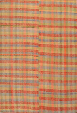 Kelim Antalia 48148 rug by Orientmattor with intricate geometric patterns in warm earthy tones