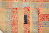 Colorful Kelim Antalia 48148 rug by Orientmattor with intricate geometric patterns on woven fabric.