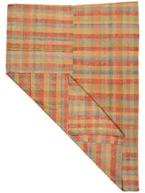 Kelim Antalia 48148 rug by Orientmattor featuring intricate geometric patterns in warm earthy tones.