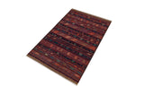 Colorful Orientmattor Kelim Somak 64773 rug with intricate geometric patterns and vibrant woven details.