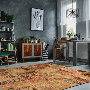 Patchwork Beige