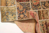 Colorful patchwork rug with intricate patterns from Orientmattor, showcasing vibrant fabric pieces in the Patchwork 63745 design.