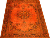 Stonewashed Orientmattor 62806 rug with soft, faded fabric in a stonewashed finish, showcasing a cozy and textured appearance.