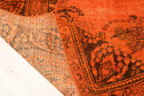 Stonewashed 62806 rug by Orientmattor featuring a soft, textured stonewashed fabric with intricate pattern details.