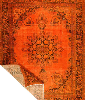 Stonewashed Orientmattor 62806 rug with soft, faded fabric and intricate pattern, showcasing a cozy, vintage-inspired design.