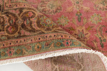 Stonewashed Orientmattor 64421 rug with a soft, textured stonewashed finish, featuring a neutral color palette and intricate pattern.