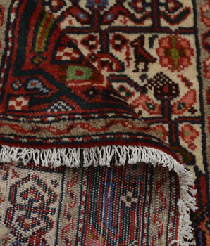 Handknuten Hamadan Oriental village carpet from Orientmattor, 195 x 78 cm, showcasing intricate patterns and rich colors.