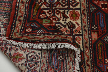 Handknuten Hamadan Oriental village carpet from Orientmattor, 195 x 78 cm, showcasing intricate patterns and rich colors.