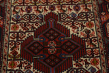 Handwoven Hamadan Oriental village carpet by Orientmattor, 195 x 78 cm, featuring traditional nomad-inspired patterns.