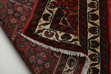 Handknuten Hamadan Oriental rug by Orientmattor, village nomad carpet in 280x78 cm with intricate traditional patterns.
