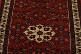 Handknuten Hamadan Oriental village rug by Orientmattor, 280x78 cm, featuring traditional nomad carpet design.