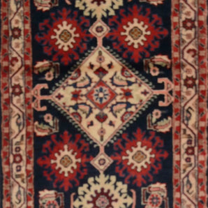 Handknuten Hamadan Oriental village carpet by Orientmattor, 298 x 82 cm, showcasing intricate patterns and warm colors.