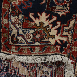 Traditional Hamadan Oriental handwoven rug from Orientmattor, village-style nomad carpet with 298 x 82 cm size.