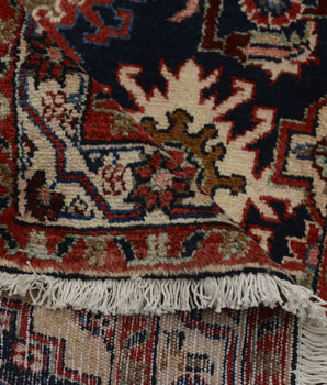 Traditional Hamadan Oriental handwoven rug from Orientmattor, village-style nomad carpet with 298 x 82 cm size.